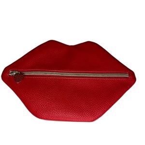 Women’s Sephora Red Lips Lipstick Cosmetic Bag